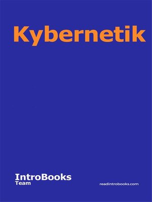 cover image of Kybernetik